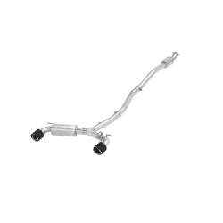 MBRP Exhaust - MBRP Exhaust S47093CF 3" Cat-Back Dual Split Rear Exit Active T304 w/CF Tips - Image 1
