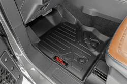 Rough Country Suspension Systems - Rough Country Front/Rear Floor Liners Black 21-25 Ford Bronco 2DR M-51632 - Image 2
