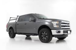 Rough Country Suspension Systems - Rough Country 10406 Aluminum Cargo Bed Rack Black for 15-25 Ford F150 5.5' - Image 2