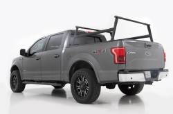 Rough Country Suspension Systems - Rough Country 10406 Aluminum Cargo Bed Rack Black for 15-25 Ford F150 5.5' - Image 3