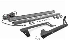 Rough Country 80504 Windshield Mount 50" LED Light Bar Kit for 07-18 Wrangler JK