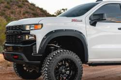 Rough Country Suspension Systems - Rough Country F-C12211 Black Pocket Fender Flares for 22-26 Chevy Silverado 1500 - Image 3
