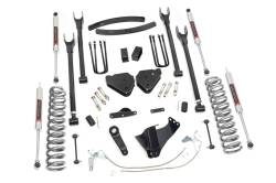 Rough Country Suspension Systems - Rough Country 58840 6" 4-Link Lift Kit for 08-10 F250/F350 Super Duty Gas 4WD - Image 1