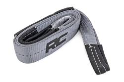 Rough Country Suspension Systems - Rough Country RS178 Tree Saver Winch Strap 2.5" x 8' 30K Gray - Image 2