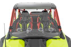 Rough Country Suspension Systems - Rough Country Front UTV Vented Full Windshield for Polaris RZR Turbo R 98202210 - Image 2