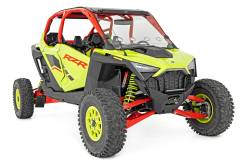 Rough Country Suspension Systems - Rough Country Front UTV Vented Full Windshield for Polaris RZR Turbo R 98202210 - Image 3