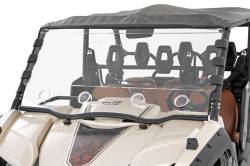 Rough Country Suspension Systems - Rough Country 98242040 Front UTV Vented Full Windshield for Yamaha Viking - Image 1