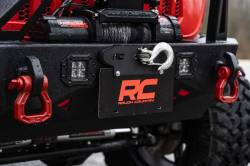Rough Country Suspension Systems - Rough Country RS124 Quick Release Hawse License Plate Mount Bracket Black - Image 2