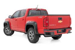 Rough Country Suspension Systems - Rough Country F-C11511A Black Pocket Fender Flares for 15-22 Chevy Colorado 5' - Image 2