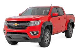 Rough Country Suspension Systems - Rough Country F-C11511A Black Pocket Fender Flares for 15-22 Chevy Colorado 5' - Image 3