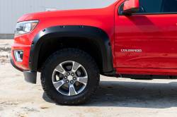 Rough Country Suspension Systems - Rough Country F-C11511A Black Pocket Fender Flares for 15-22 Chevy Colorado 5' - Image 6