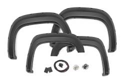 Rough Country Suspension Systems - Rough Country Pocket Fender Flares Black 07-13 Sierra 1500 5.8' F-G10717-GBA - Image 1
