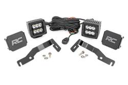 Rough Country Suspension Systems - Rough Country 72101 A-Pillar 2" LED Ditch Light Kit Spot for 24-25 Toyota Tacoma - Image 2