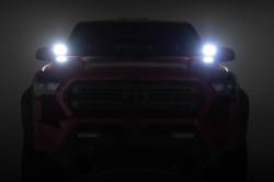 Rough Country Suspension Systems - Rough Country 72101 A-Pillar 2" LED Ditch Light Kit Spot for 24-25 Toyota Tacoma - Image 5