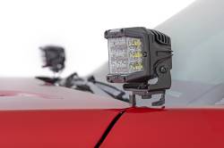 Rough Country Suspension Systems - Rough Country 72105 A-Pillar 3" LED Ditch Light Kit Flood for 24-26 Tacoma - Image 4