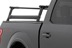 Rough Country Suspension Systems - Rough Country 10407 Aluminum Cargo Bed Rack Black 15-25 Ford F150 5.5' - Image 3