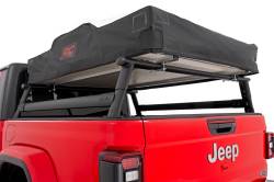 Rough Country Suspension Systems - Rough Country 10644 Aluminum Cargo Carrier Bed Rack Black for Gladiator 5' Bed - Image 1