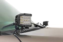 Rough Country Suspension Systems - Rough Country 82285 A-Pillar 3" LED Ditch Light Flood for 99-06 GM Trck/SUV 1500 - Image 2