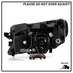 Spyder Auto - Spyder Auto 9956294 Right Black Headlight for 16-22 Passport/Pilot Ridgeline - Image 6