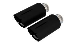 Borla - Borla 60719CB Blk Clamp-On One Split RR Exit Tip Kit for 21-26 RAM 1500 TRX/RHO - Image 1