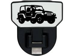 Carr - CARR 183182 HD Universal Hitch Step for 2" Receiver Black Jeep Single - Image 1