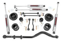 Rough Country Suspension Systems - Rough Country 78730 3.5" N3 Suspension Lift Kit for 24-26 Jeep Gladiator JT 4WD - Image 1