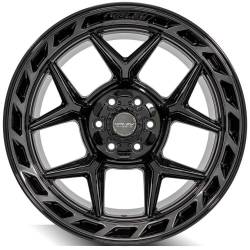 4PLAY - 4PLAY Wheels 4P55 20x12 6x5.5/135 -44mm Black/Machine 4P55-20120-6D55-44BBT - Image 2