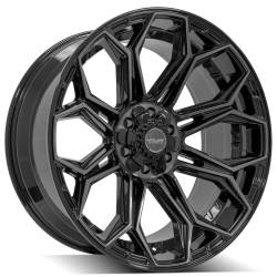 4PLAY - 4PLAY Wheels 4P83-22100-6D55-18BBT 4P83 22x10 6x5.5/135 -18mm Black/Machined - Image 1
