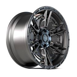 4PLAY - 4PLAY Wheels 4PS01 17x9 6x5.5/135 -6mm Satin Black 4PS01-17090-6D55-6B1 - Image 1