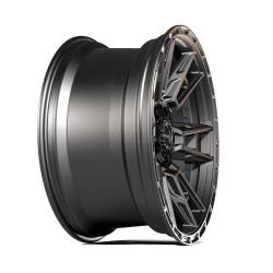 4PLAY - 4PLAY Wheels 4PS20 17x9 6x5.5/135 -6mm Satin Black 4PS20-17090-6D55-6B1 - Image 3