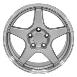 OE Wheels LLC - OE Wheels CV01-17095-5475-56SM CV01 17x9.5 5x4.75 56mm Silver/Machined - Image 2