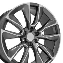 OE Wheels LLC - OE Wheels CV32 24x10 6x5.5 28mm Gunmetal/Machined CV32-24100-6550-28MG - Image 3