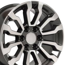 OE Wheels LLC - OE Wheels CV35 18x8.5 6x5.5 24mm Gunmetal/Machined CV35-18085-6550-24MG - Image 3