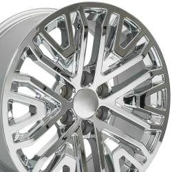 OE Wheels LLC - OE Wheels CV37 20x9 6x5.5 28mm Chrome CV37-20090-6550-28C - Image 3