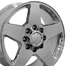 OE Wheels LLC - OE Wheels CV91A 20x8.5 8x6.5 12mm Chrome CV91A-20085-8650-12C - Image 3