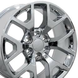 OE Wheels LLC - OE Wheels CV92 22x9 6x5.5 31mm Chrome CV92-22090-6550-31C - Image 3