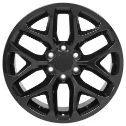 OE Wheels LLC - OE Wheels CV98B-20090-6550-24B CV98B 20x9 6x5.5 27mm Black - Image 2