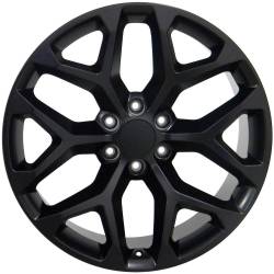 OE Wheels LLC - OE Wheels CV98B 22x9 6x5.5 24mm Satin Black CV98B-22090-6550-24B1 - Image 2