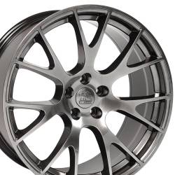 OE Wheels DG69 22x10 5x5.5 25mm Hyper Black DG69-22100-5550-25HB