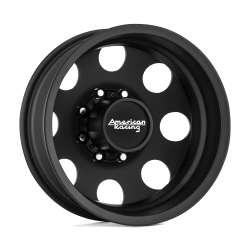 American Racing - American Racing AR204760907134N AR204 Baja Dually 17x6 8x6.5 -134mm Satin Black - Image 1