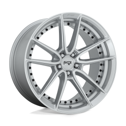 Niche 1PC - Niche Wheels M221 DFS 22x9 5x115 18mm Gloss Silver/Machined M221229090+18 - Image 1