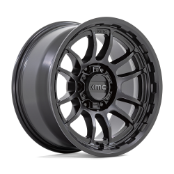 KMC - KMC Wheels KM727 WRATH 17x8.5 5x5.0 0mm Satin Black KM727MX17855000 - Image 1