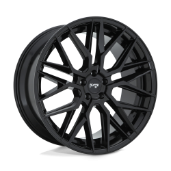 Niche 1PC - Niche Wheels M224 GAMMA 22x10.5 5x5.0 35mm Gloss Black M224220575+35 - Image 1