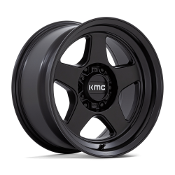 KMC - KMC Wheels KM728 LOBO 17x8.5 6x120 -10mm Matte Black KM728MX17857710N - Image 1
