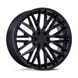 Niche 1PC - Niche Wheels M224 GAMMA 22x9.5 6x135 25mm Gloss Black M224229589+25 - Image 1