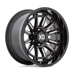 XD - XD Wheels XD865 PHOENIX 20x10 5x5.0 -18mm Gloss Black/Milled XD86521050318N - Image 1