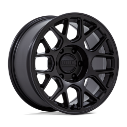 KMC - KMC Wheels KM730 HATCHET 17x8.5 5x5.0 25mm Matte Black KM730MX17855025 - Image 1