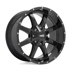 Moto Metal - Moto Metal MO970 20x10 8x6.5 -24mm Gloss Black/Milled MO970210803A24N - Image 1