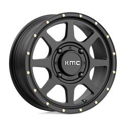 KMC Powersports - KMC Wheels KS134 ADDICT 2 15x6 4x137 38mm Satin Black KS13456048738 - Image 1