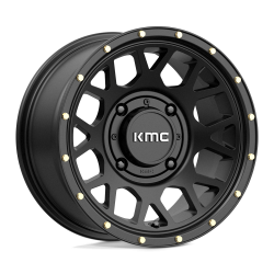 KMC Powersports - KMC Wheels KS135 GRENADE 14x10 4x156 0mm Satin Black KS13541044700 - Image 1